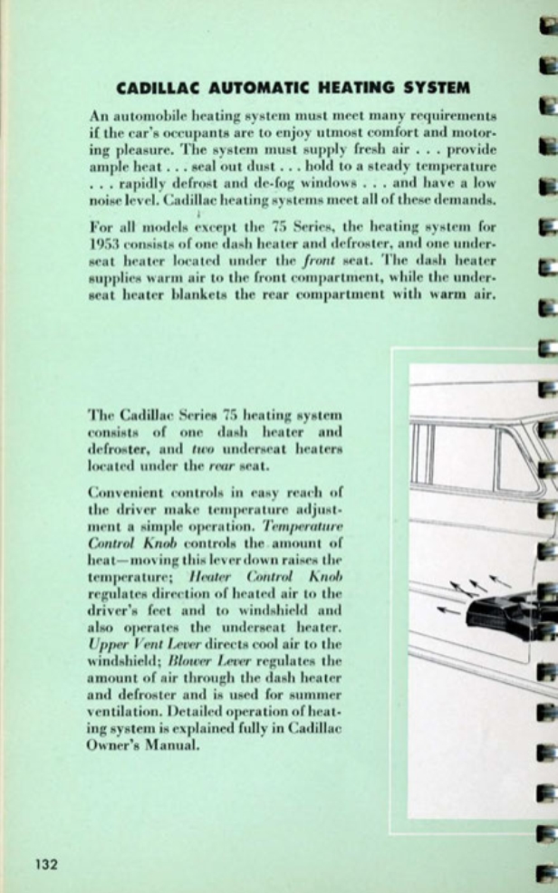 1953 Cadillac Salesmans Data Book Page 93